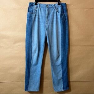 Good American | Good Boy Jeans Two Tone High Rise Denim Indigo279 Size 31